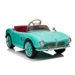 Elektrické autíčko BMW Retro - nelakované - tyrkysové